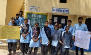 Bal Sansad filled assessment form for safe school