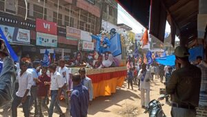 जिले में धूम धाम से मनाई गई आंबेडकर जयंती