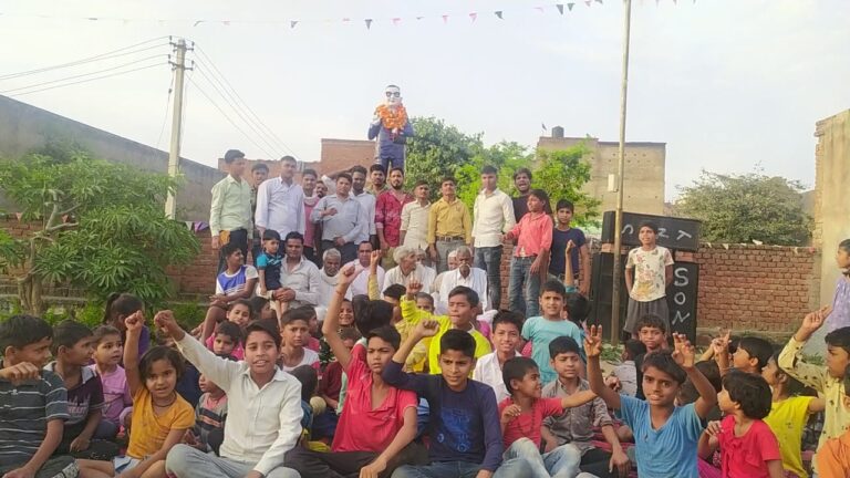 धौलपुर जिले के अंबेडकर पार्क में धूमधाम से मनाई गई डॉ. भीमराव अंबेडकर की जयंती