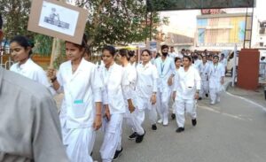 जिला स्थापना दिवस पर निकाली प्रभात फेरी, दिया सिंगल यूज प्लास्टिक मुक्त धौलपुर बनाने का संदेश