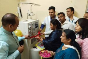 धौलपुर विधायक ने जिला अस्पताल के नये वार्डो का उद्घाटन