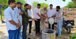 बेजुबान जल पात्र एवम पर्यावरण बचाओ महाअभियान की शुरुआत
