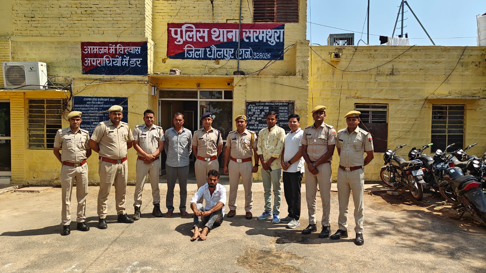 सरमथुरा पुलिस ने ब्लाईण्ड मर्डर के सनसनीखेज मामले का महज 24 घण्टे में किया पर्दाफाश