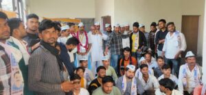 आप' ने किया नवनियुक्त मंडल अध्यक्ष का सम्मान, तिरंगा यात्रा हेतु किया निमंत्रण