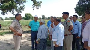 मुख्यमंत्री की प्रस्तावित यात्रा,जिला कलक्टर ने किया कार्यक्रम स्थल का दौरा, अधिकारियों को दिए आवश्यक दिशा निर्देश