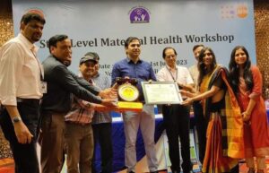 सीएचसी मनियां लेबर रूम को मिला लक्ष्य सर्टिफिकेट