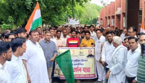 उपखंड स्तरीय गांधी दर्शन प्रशिक्षण शिविर का अयोजन , निकली गांधी दर्शन यात्रा