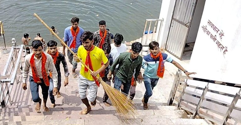 एबीवीपी बसेड़ी ने मनाया 75 वा राष्ट्रीय छात्र दिवस