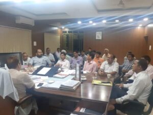 इंदिरा गांधी स्मार्ट फोन योजना के अंतर्गत शिविर स्थलों के चयन हेतु बैठक आयोजित