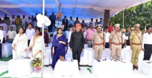 पूर्ण हर्षोल्लास के साथ मनाया 77वां स्वतंत्रता दिवस समारोह