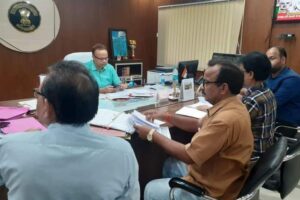 ब्लॉक स्तरीय राजीव गांधी ग्रामीण एवं शहरी ओलंपिक की तैयारी पर बैठक आयोजित