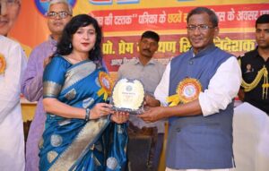 सिक्किम के राज्यपाल द्वारा डॉ. निशा अग्रवाल को मिला सम्मान