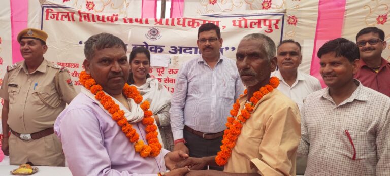 ग्राम पंचायत रजौराखुर्द में राष्ट्रीय लोक अदालत सफल क्रियान्वयन हेतु डोर स्टेप प्री काउंसलिंग कैंप का हुआ आयोजन