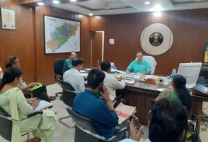 स्वीप कार्यक्रम की गतिविधि त्वरित करने एवं नव मतदाताओं की निर्वाचन में सहभागिता बढाने हेतु बैठक आयोजित