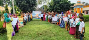 स्वंय सहायता समूह की महिलाओं ने मतदाता जागरूकता पैदा करने की ली शपथ