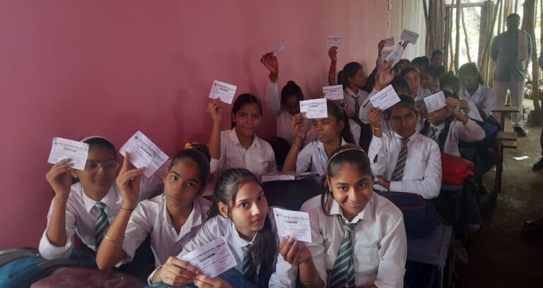 एबीवीपी राजाखेड़ा ने चलाया सदस्यता अभियान