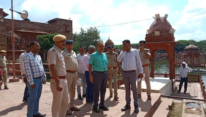 मेला व्यवस्थाओं का जिला कलक्टर एवं एसपी ने लिया जायजाअधिकारियों को दिए आवश्यक दिशा निर्देश