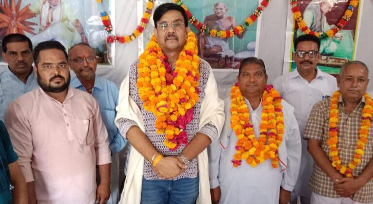 Monu Jadaun became the president of Khadi Gramodaya Samiti.