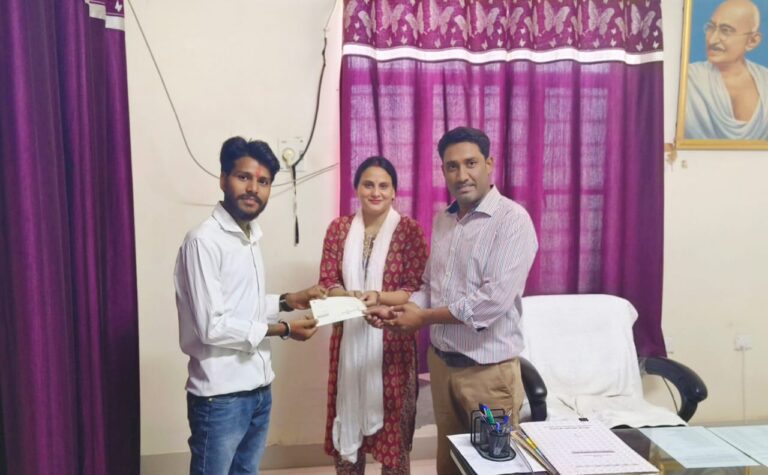 धीरेन्द्र कुशवाह को राज्य सरकार द्वारा किया सम्मानित किया गया