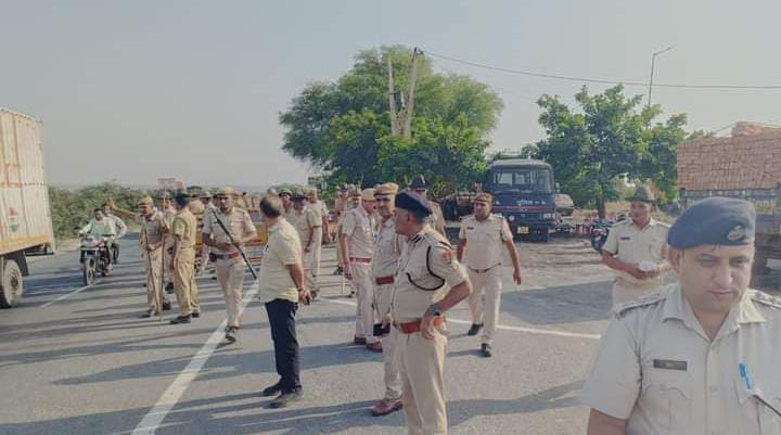 District Election Officer and Superintendent of Police inspected interstate Sagarpada check post