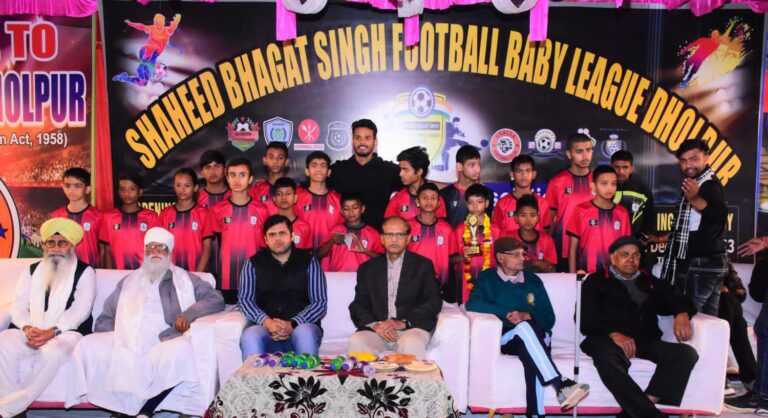 बेबी लीग फुटबॉल फाइनल मुकाबले में सोना ब्रिक्स तसीमों विजयी