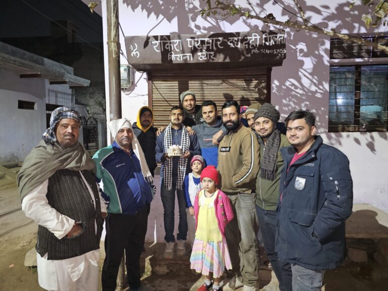 युवा नेता हरेन्द्र परमार ने आम जनता के साथ मनाया अपना जन्मदिन