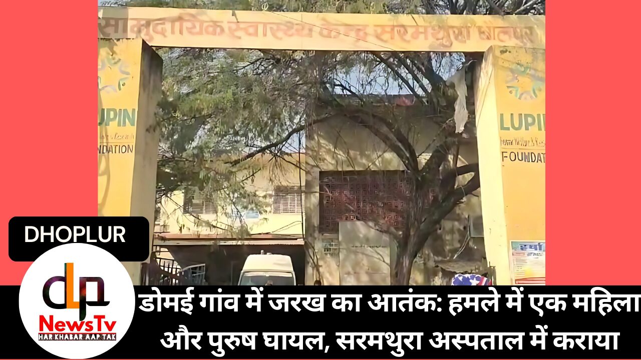 डोमई गांव में जरख का आतंक: हमले में एक महिला और पुरुष घायल, सरमथुरा अस्पताल में कराया भर्ती