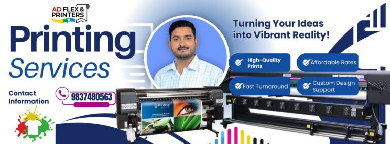 AD Flex & Printers Shikohabad – Best Printing Services in Shikohabad