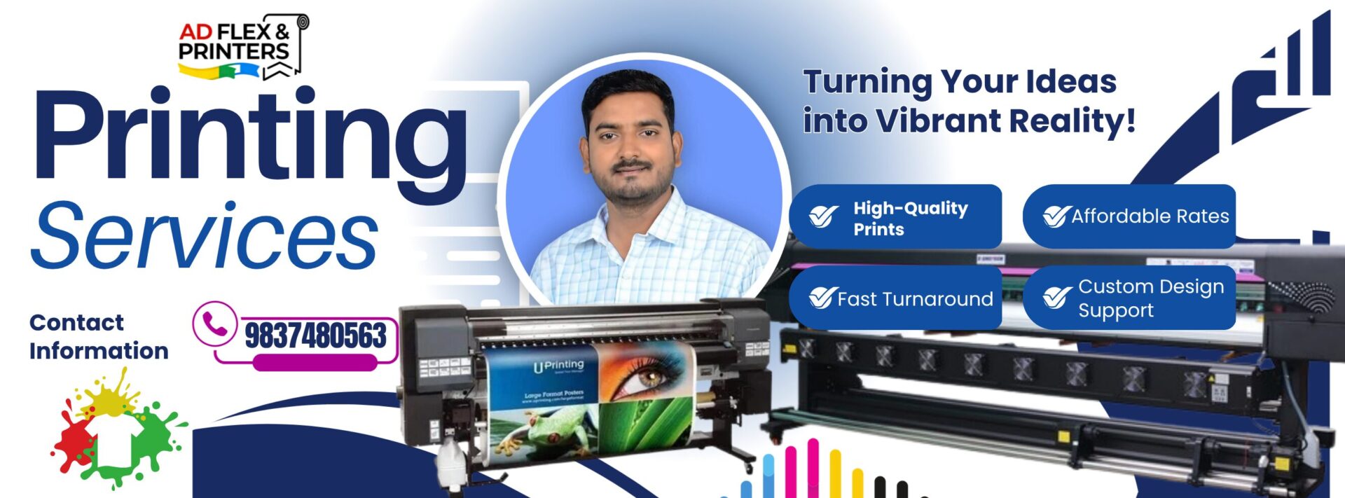 AD Flex & Printers Shikohabad – Best Printing Services in Shikohabad