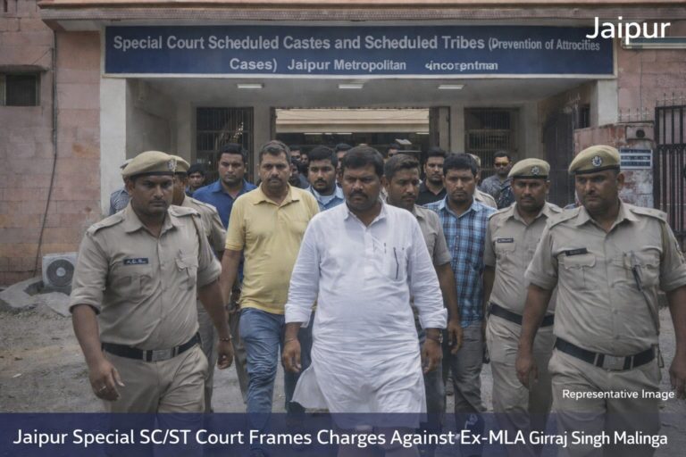 जयपुर SC-ST कोर्ट में पूर्व विधायक गिर्राज सिंह मलिंगा सहित 7 आरोपियों पर चार्ज फ्रेम