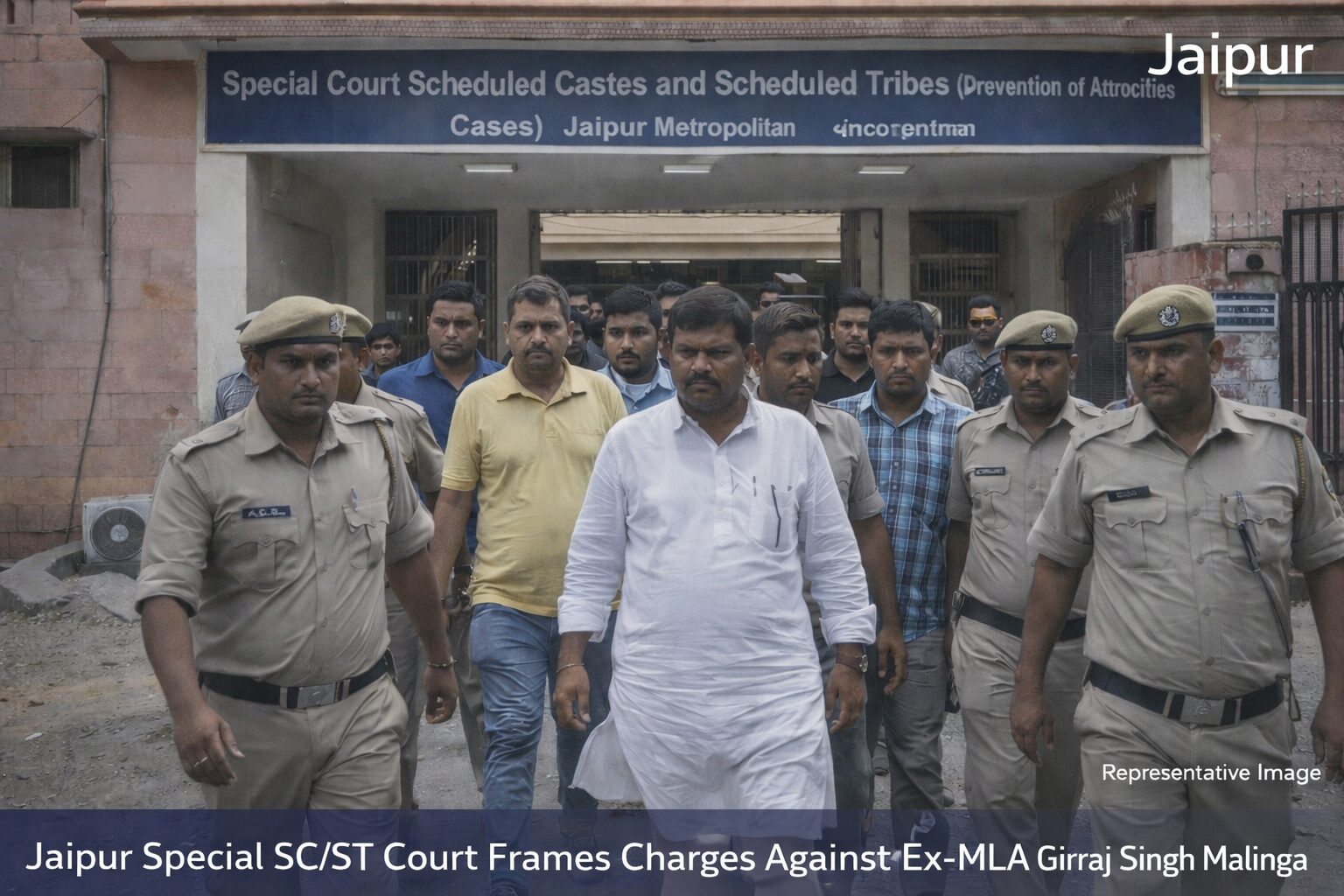 जयपुर SC-ST कोर्ट में पूर्व विधायक गिर्राज सिंह मलिंगा सहित 7 आरोपियों पर चार्ज फ्रेम