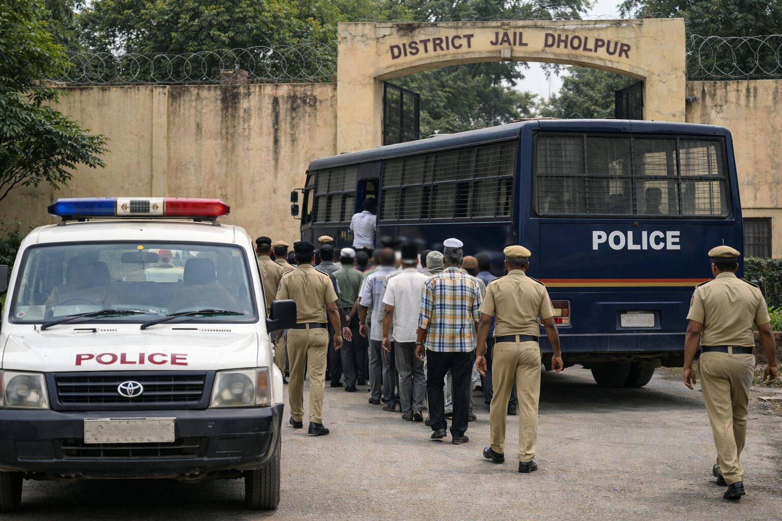 धौलपुर जिला कारागृह में नाश्ता वितरण के दौरान झगड़ा, 12 बंदी गिरफ्तार