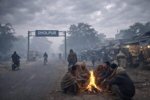 धौलपुर में लगातार दूसरे दिन बदला मौसम का मिजाज, घने बादलों और ठंडी हवाओं से बढ़ी सर्दी