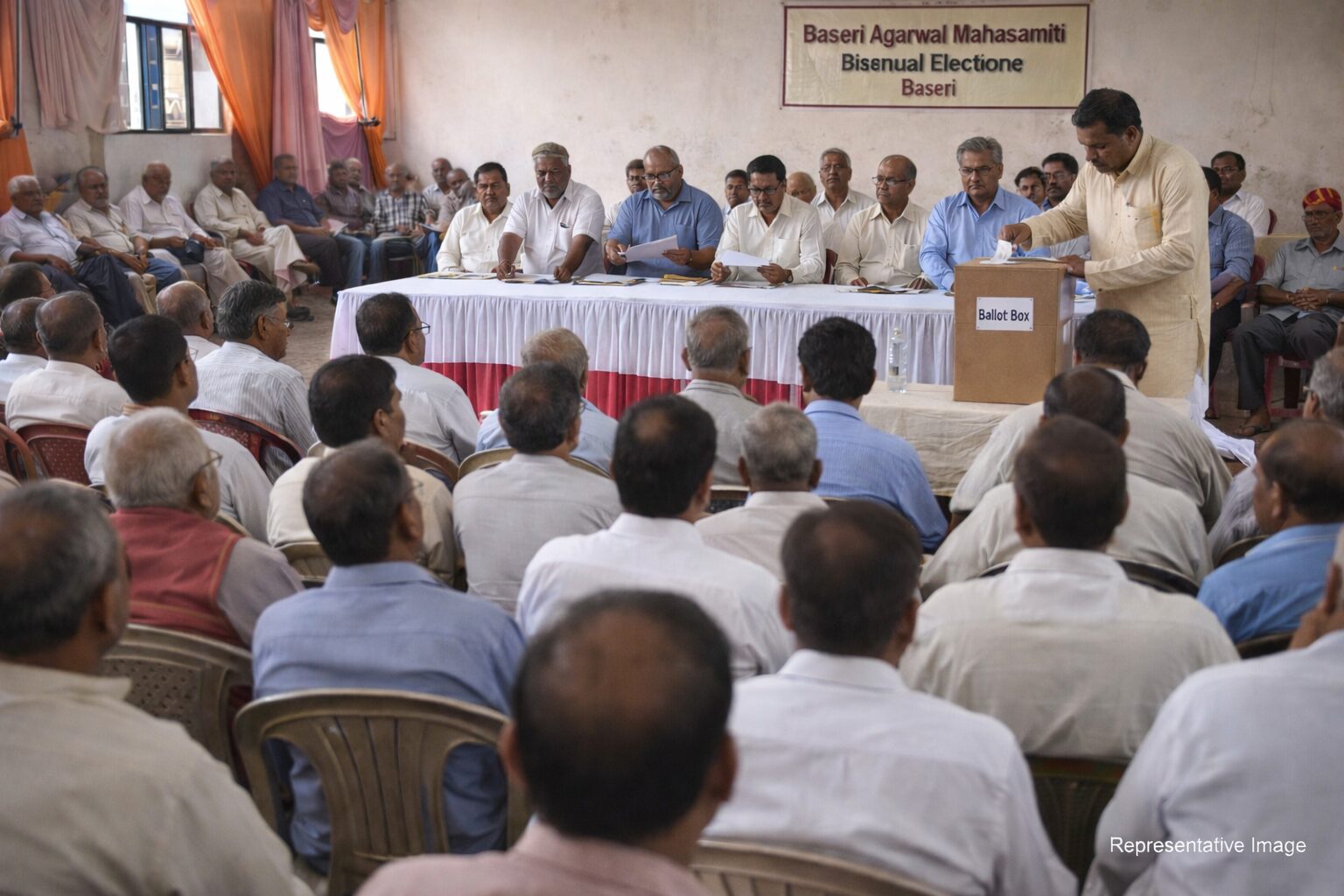 बसेड़ी अग्रवाल महासमिति के द्विवार्षिक चुनाव संपन्न, वीरेंद्र गोयल निर्विरोध जिला अध्यक्ष चुने गए