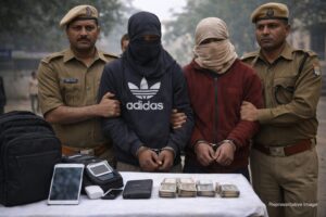 बहादुरपुर लूट कांड में 2 और आरोपी गिरफ्तार, अब तक 4 लुटेरे पुलिस की गिरफ्त में