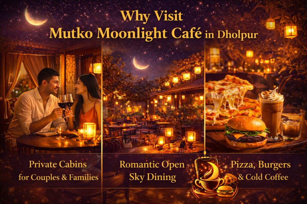 Dholpur Lifestyle: Housing Board में बदली शाम की रौनक, 'Mutko Moonlight Cafe' बना युवाओं और परिवारों की पहली पसंद