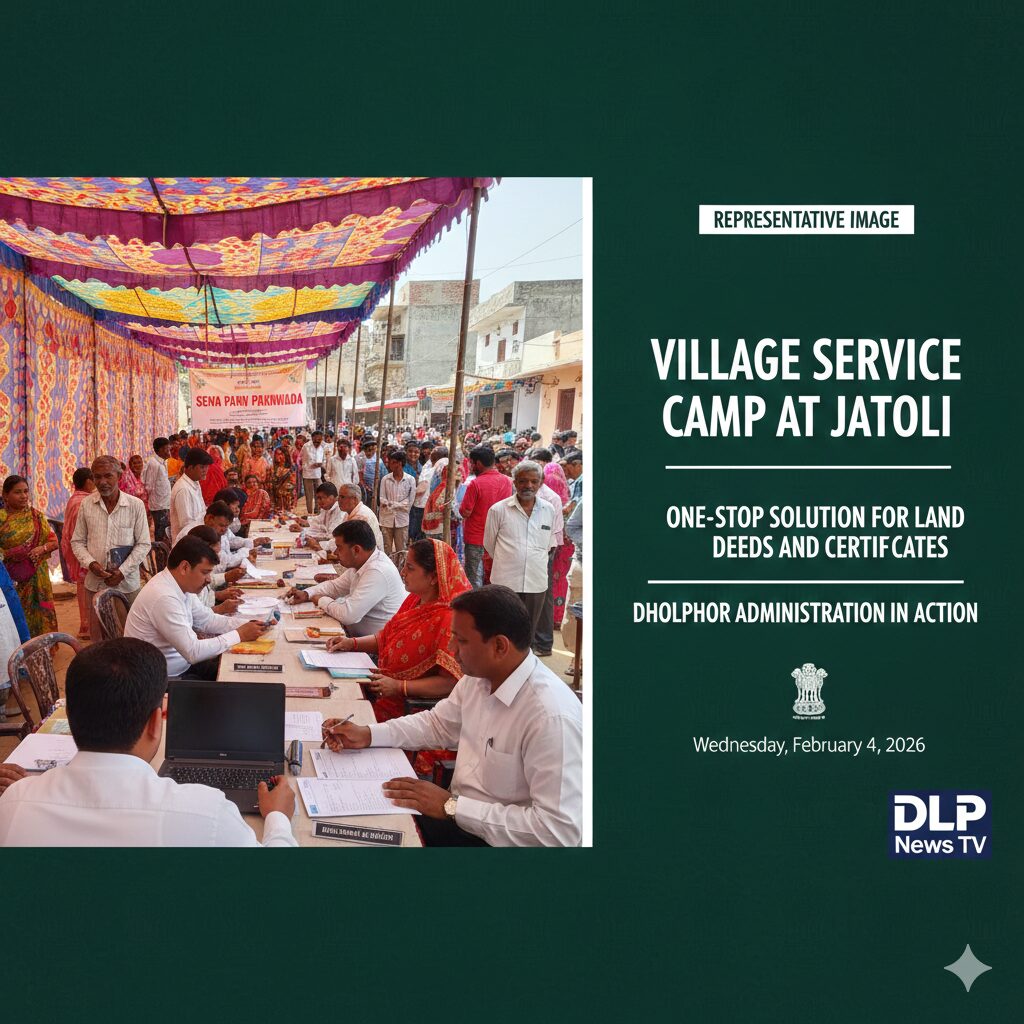 धौलपुर: जाटोली ग्राम पंचायत में लगा ग्रामीण सेवा शिविर, एक ही छत के नीचे सुलझीं दर्जनों समस्याएं