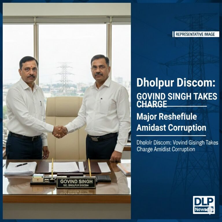 एसीबी की कार्रवाई के बाद खाली हुए पद पर बाड़ी XEN को मिली अतिरिक्त जिम्मेदारी। कार्यवाहक SE ने कार्यभार संभालते ही अधिकारियों को दिए पारदर्शिता के निर्देश।