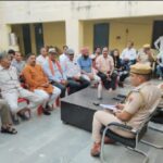 बाड़ी: आगामी ईद और चैत्र नवरात्र को लेकर शांति समिति की बैठक, सुरक्षा के लिए ड्रोन और सादी वर्दी में तैनात रहेगी पुलिस