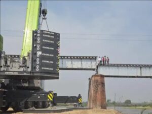 काली नदी पुल पर 10 स्पानों की रीगर्डरिंग का कार्य सफल: शिकोहाबाद-फर्रुखाबाद रेल खंड पर अब सरपट दौड़ेंगी ट्रेनें