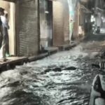 बाड़ी में नौतपा के बीच बदला मौसम: 12 घंटे में 2 इंच भारी बारिश, चने के आकार के ओले गिरे, दुकानों में घुसा पानी